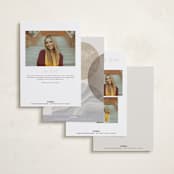 "Arc Over" - Graduation Announcements in Vanilla by Pixel and Hank - Back of Card Options