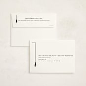"Tassel Line" - Graduation Announcements in Onyx by Amy Payne - FREE Recipient Addressing