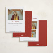 "graduate's stole" - Graduation Announcements in Cardinal by elena diaz - Back of Card Options