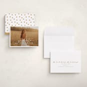 "Graduate Script" - Graduation Announcements in Snow by Sarah Curry - Assembled