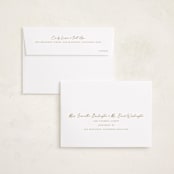 "Graduate Script" - Graduation Announcements in Snow by Sarah Curry - FREE Recipient Addressing