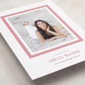 "charm" - Graduation Announcements in Peony by Sara Hicks Malone - Detail