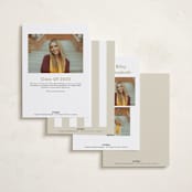 "Bexley" - Graduation Announcements in Parchment by Susan Zinader - Back of Card Options