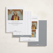 "Focus" - Graduation Announcements in Cloud by Meggy Masters - Back of Card Options