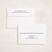 "Calligraphic Ink" - Graduation Announcements in Cotton by Chryssi Tsoupanarias - FREE Recipient Addressing