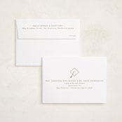 "Shiny year" - Graduation Announcements in Noir by Creo Study - FREE Recipient Addressing