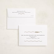 "Tassel Scallop" - Graduation Announcements in Snow by Susan Zinader - FREE Recipient Addressing