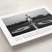 "Modern Grid" - Graduation Announcements in Golden by Erica Krystek - Detail