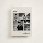 "Fourth Quarter" - Graduation Announcements in Sandstone by Olivia Raufman - Front