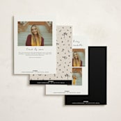 "Illustrated Grad" - Graduation Announcements in Onyx by Ashley Iwafuchi - Back of Card Options