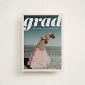 "The Cover" - Graduation Announcements in Mist by Gwen Bedat - Front