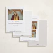 "The Cover" - Graduation Announcements in Mist by Gwen Bedat - Back of Card Options