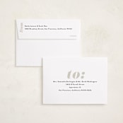 "The Cover" - Graduation Announcements in Mist by Gwen Bedat - FREE Recipient Addressing