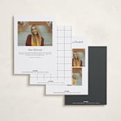 "Balzac" - Graduation Announcements in Alba by Deynaaz Daraei - Back of Card Options