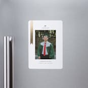 "Epilogue" - Graduation Announcements in Noir by Jackie Crawford - Magnet Front