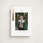 "Epilogue" - Graduation Announcements in Noir by Jackie Crawford - Front