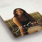 "Break boundaries" - Graduation Announcements in Ivory by Yaling Hou Suzuki - Detail