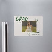 "Playful" - Graduation Announcements in Avocado by Vera Lim - Magnet Front