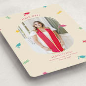 "Confetti Drop" - Graduation Announcements in Multi by Megan Cash - Detail