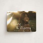 "California" - Graduation Announcements in Milk by Ani Somi - Front