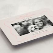 "Ribbon Frame" - Graduation Announcements in Blush by Itsy Belle Studio - Detail
