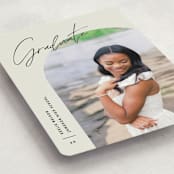 "Arc Over" - Graduation Announcements in Vanilla by Pixel and Hank - Detail