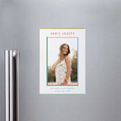 "Color Frame" - Graduation Announcements in Candy by Kelly Watkins - Magnet Front