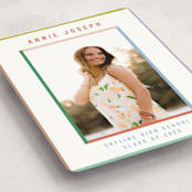 "Color Frame" - Graduation Announcements in Candy by Kelly Watkins - Detail