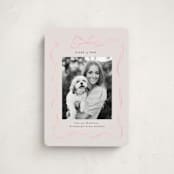 "Ribbon Frame" - Graduation Announcements in Blush by Itsy Belle Studio - Front