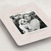 "Ribbon Frame" - Graduation Announcements in Blush by Itsy Belle Studio - Detail