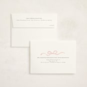 "Ribbon Frame" - Graduation Announcements in Blush by Itsy Belle Studio - FREE Recipient Addressing
