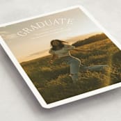 "Study Guide" - Graduation Announcements in Cloud by Carolyn MacLaren - Detail