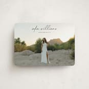 "high script" - Graduation Announcements in Onyx by Eric Ransom - Front