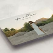 "high script" - Graduation Announcements in Onyx by Eric Ransom - Detail