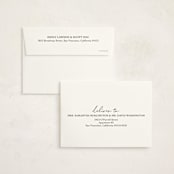 "high script" - Graduation Announcements in Onyx by Eric Ransom - FREE Recipient Addressing
