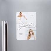 "Ebb and Flow" - Graduation Announcements in Cloud by Hooray Creative - Magnet Front