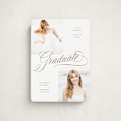 "Ebb and Flow" - Graduation Announcements in Cloud by Hooray Creative - Front