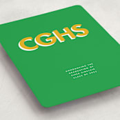 "Bold Initials" - Graduation Announcements in Grass by mo kelley - Detail