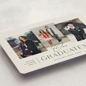 "Our Grads" - Graduation Announcements in Clay by Olivia Raufman - Detail