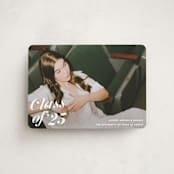 "Class Dismissed" - Graduation Announcements in Ink by Megan Davis - Front