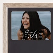 "Details" - Graduation Announcements in Cloud by Susan Asbill - Magnet Front