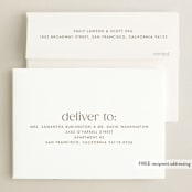 "Hartford" - Graduation Announcements in Silk by Ellen Schlegelmilch - FREE Recipient Addressing
