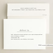 "Editorial Modern" - Graduation Announcements in Chalk by Anupama - FREE Recipient Addressing