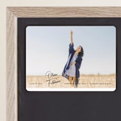 "Lift Off" - Graduation Announcements in Ink by Paper Raven Co. - Magnet Front