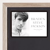 "Classy Graduate" - Graduation Announcements in Salt by Stephanie Hawkes - Magnet Front