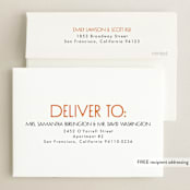 "Bound" - Graduation Announcements in Tangerine by Heather Schertzer - FREE Recipient Addressing