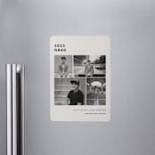 "Fourth Quarter" - Graduation Announcements in Sandstone by Olivia Raufman - Magnet Front