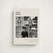 "Fourth Quarter" - Graduation Announcements in Sandstone by Olivia Raufman - Front