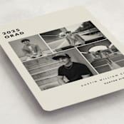 "Fourth Quarter" - Graduation Announcements in Sandstone by Olivia Raufman - Detail