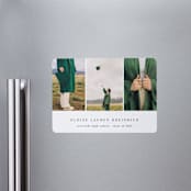 "Carousel" - Graduation Announcements in Cotton by Morgan Kendall - Magnet Front